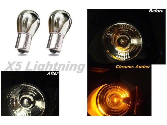 Bulbs,1157,Chrome,Amber