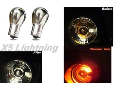 Bulbs,1157,Chrome,Red