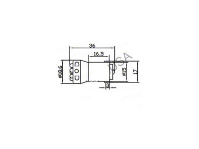 Bulbs,15 LED White 1156