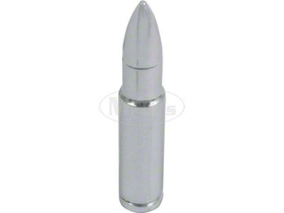 Bullet Cartridge Valve Stem Caps, Polished Aluminum