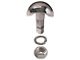 Bumper Bolt - Crescent - With Nut & Washer - Stainless Cover - 2 Long Overall - Ford Passenger