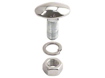 Bumper Bolt/ Ss Oval Cover / W/ Hrdwre