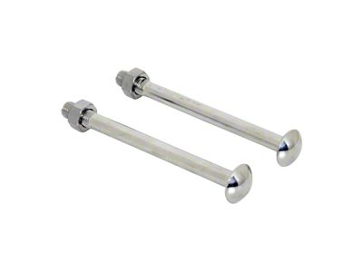 Bumper End Bolts; Stainless Steel (28-31 Model A)