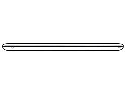 Bumper - Front Or Rear - Chrome Plated - Ford Standard