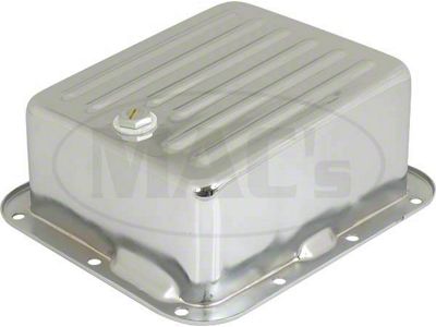 C-4 Chrome Stamped Steel Deep Transmission Pan