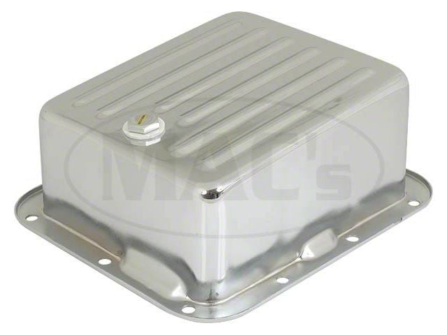 C-4 Chrome Stamped Steel Deep Transmission Pan