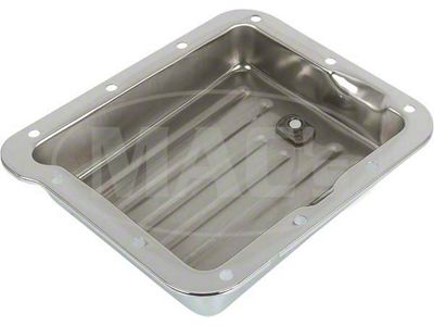 C-4 Chrome Stamped Steel Transmission Pan