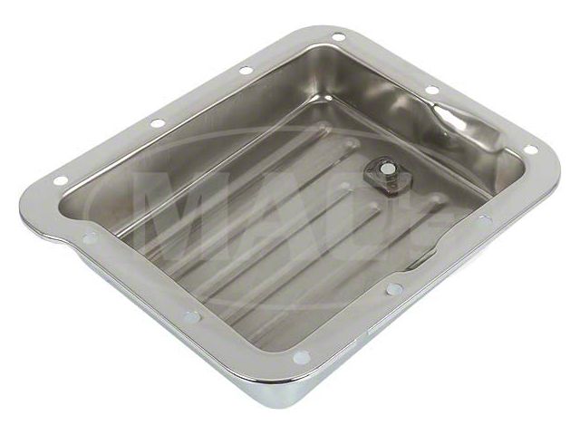 C-4 Chrome Stamped Steel Transmission Pan