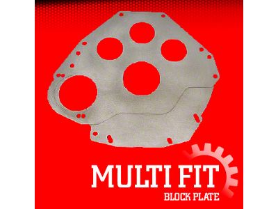 C4 Block Plate, Street Transmission Package Upgrade, Small Block V8 289, 302, 351W, Ford, 1964-1979