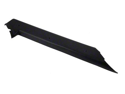 CA ABS Plastic Pillar Post Trim; Passenger Side; Black (84-89 Corvette C4)