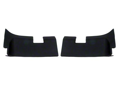 ABS Plastic Rear Roof Panels with Extended Area Around T-Top Latches (Early 1968 Corvette C3 Coupe)