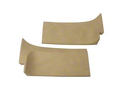 CA ABS Plastic Rear Roof Panels without Passenger Side Coat Hook Opening (74-Early 76 Corvette C3 Coupe)