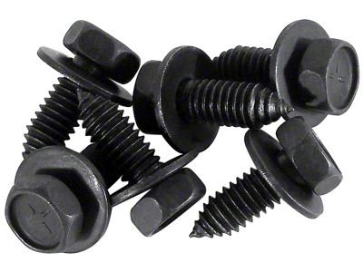 Battery Tray/Engine Compartment Bolt Kit; 6-Pieces (68-82 Corvette C3)