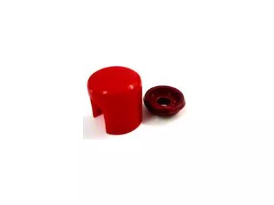 Alternator Cap and Retainer; Red (67-75 Camaro)