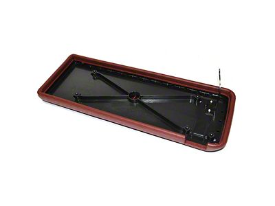 Center Console Door with Spring; Firethorn (73-81 Camaro)