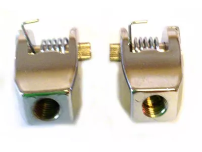 Convertible Top Latch Knuckles; Chrome (67-69 Camaro Convertible)