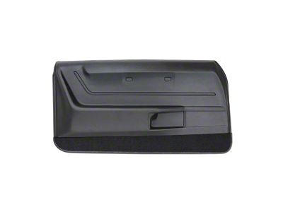 Deluxe Front Door Panel without Trim; Black; Driver Side (68-69 Camaro)
