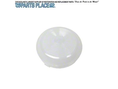 Dome Lamp Lens; 3-1/4-Inch Round (1970 Camaro)