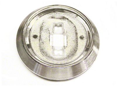 Dome Lamp Lens Housing; 4-Inch (70-81 Camaro)