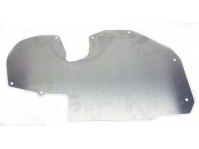 Firewall Air Conditioning Delete Plate; Aluminum (67-69 Camaro)