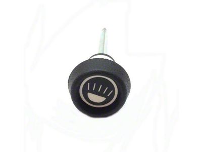 Headlight Switch Knob/Shaft with Logo (71-78 Camaro)