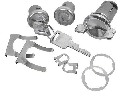 Ignition and Door Locks Keys; Square Head (69-70 Camaro)