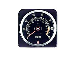 Auto Accessories of America In-Dash Tachometer; 7000/6000 Redline (1969 Camaro)