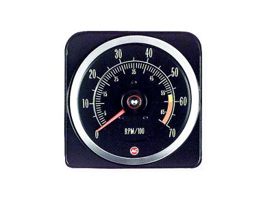 In-Dash Tachometer; 7000/6000 Redline (1969 Camaro)