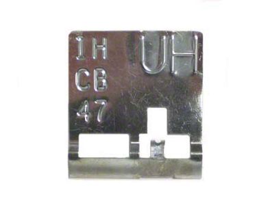 Radiator Tag; Code UH (1969 Camaro)