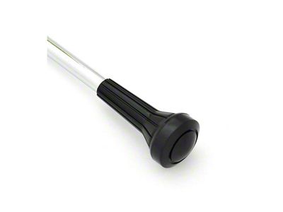 Tilt Lever with Fluted Knob; Black (1967 Camaro)