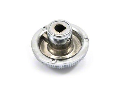 Tilt Lever with Fluted Knob; Black/Chrome (67-68 Camaro)