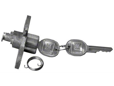 Trunk Lock Keys; Oval Head (74-77 Camaro)