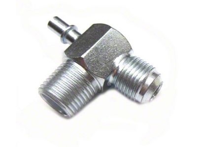 Vacuum Line Fitting; 1 Threaded/1 Vacuum Port (67-72 Camaro)