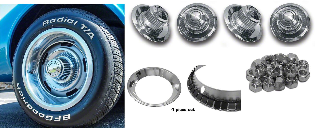 CA Ecklers 15x8 Rallye Silver Wheel & 255/60R15 BF Goodrich Radial T/A ...