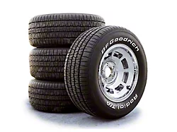 15x8 YJ8 Chrome Wheel & 255/60R15 BF Goodrich Radial T/A Tire Package (78-82 Corvette C3)