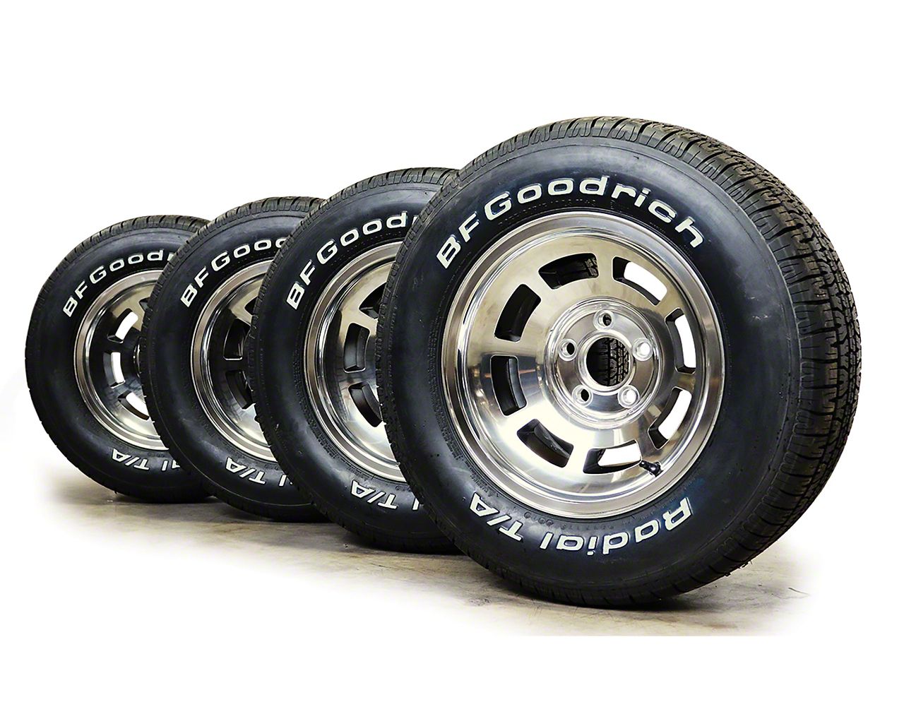 CA Ecklers 15x8 YJ8 Polished Wheel & 255/60R15 BF Goodrich