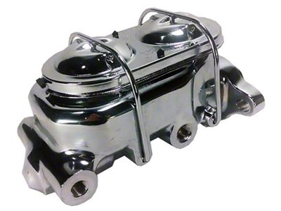 1955-1982 Corvette 1in Bore GM Corvette Style Master Cylinder - Chrome