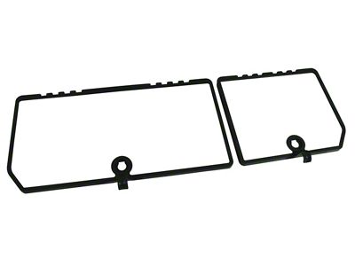 2-Piece ABS Plastic Rear Compartment Unit Door Frames (79-81 Corvette C3)