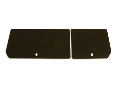 2-Piece Rear Compartment Unit Doors; Fiberboard (79-82 Corvette C3)