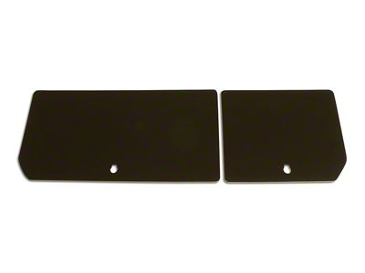 CA 2-Piece Rear Compartment Unit Doors; Fiberboard (79-82 Corvette C3)