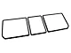 CA 3-Piece ABS Plastic Rear Compartment Unit Door Frames (68-79 Corvette C3)