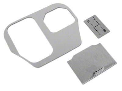 3-Speed Shifter Center Console Cover Repair Kit (64-67 Corvette C2)