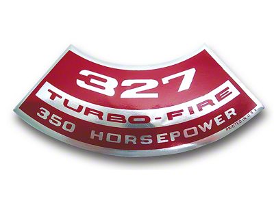 327/350 Air Cleaner Decal (67-68 Corvette C2 & C3)