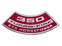 350/270 Air Cleaner Decal (1971 Corvette C3)