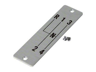 1959-1962 Corvette 4 Speed Shift Indicator Plate