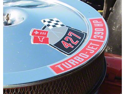 427/390 Air Cleaner Decals (66-69 Corvette C2 & C3)