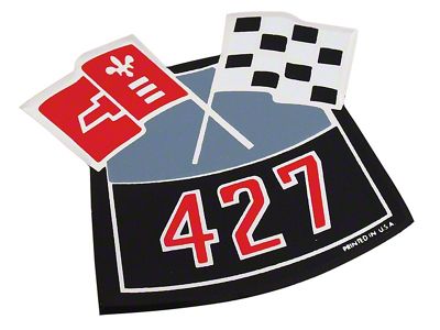 427 Air Cleaner Decals (66-69 Corvette C2 & C3)