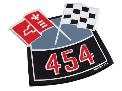 454 Air Cleaner Decals (1970 Corvette C3)