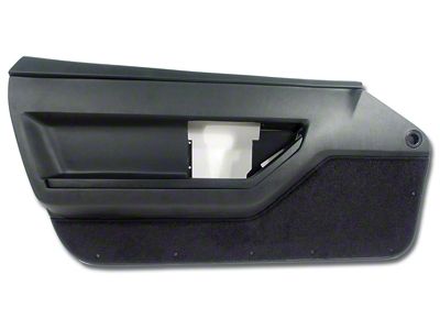 CA ABS Plastic Deluxe Door Panel; Driver Side (84-89 Corvette C4 Convertible)