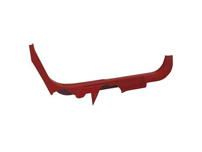 ABS Plastic Door Sill; Driver Side (86-87 Corvette C4 Convertible)